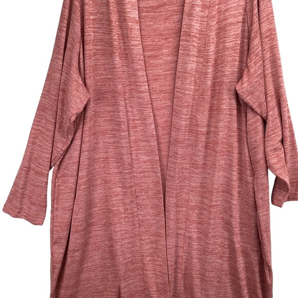 Lands End Womens Open Front Cardigan‎ Size 3X 24W-26W Sweater Long - Picture 3 of 9